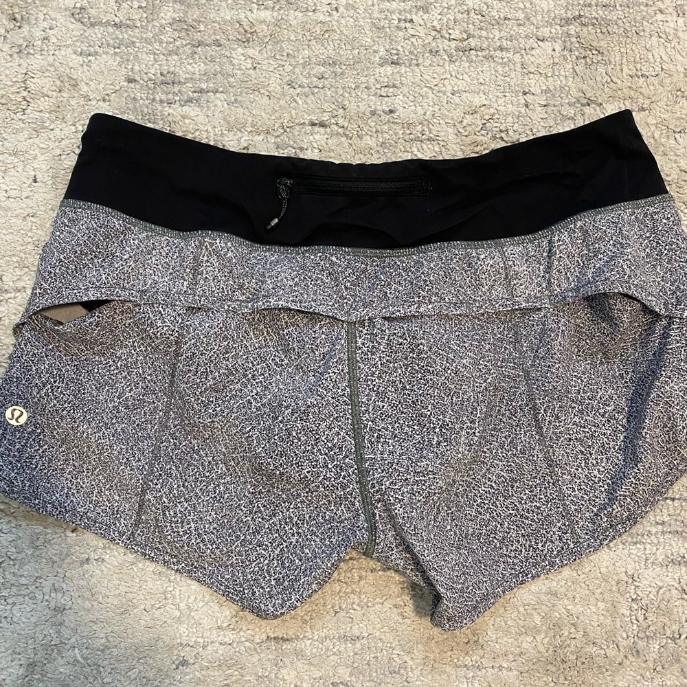 Lululemon run speed up shorts